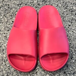 Gymshark sandals slides Red Women's Sandals